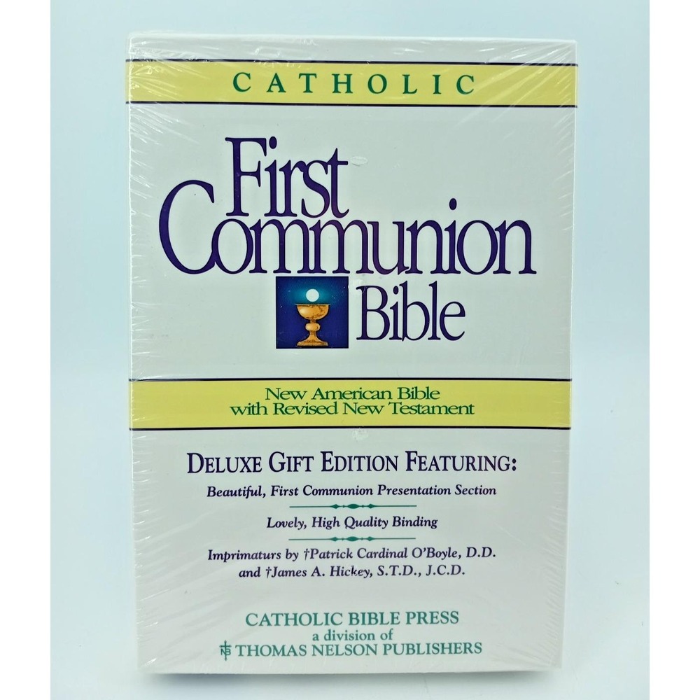 New American Bible Thomas Nelson 1991 First Communion Edition 9053NCBG NEW